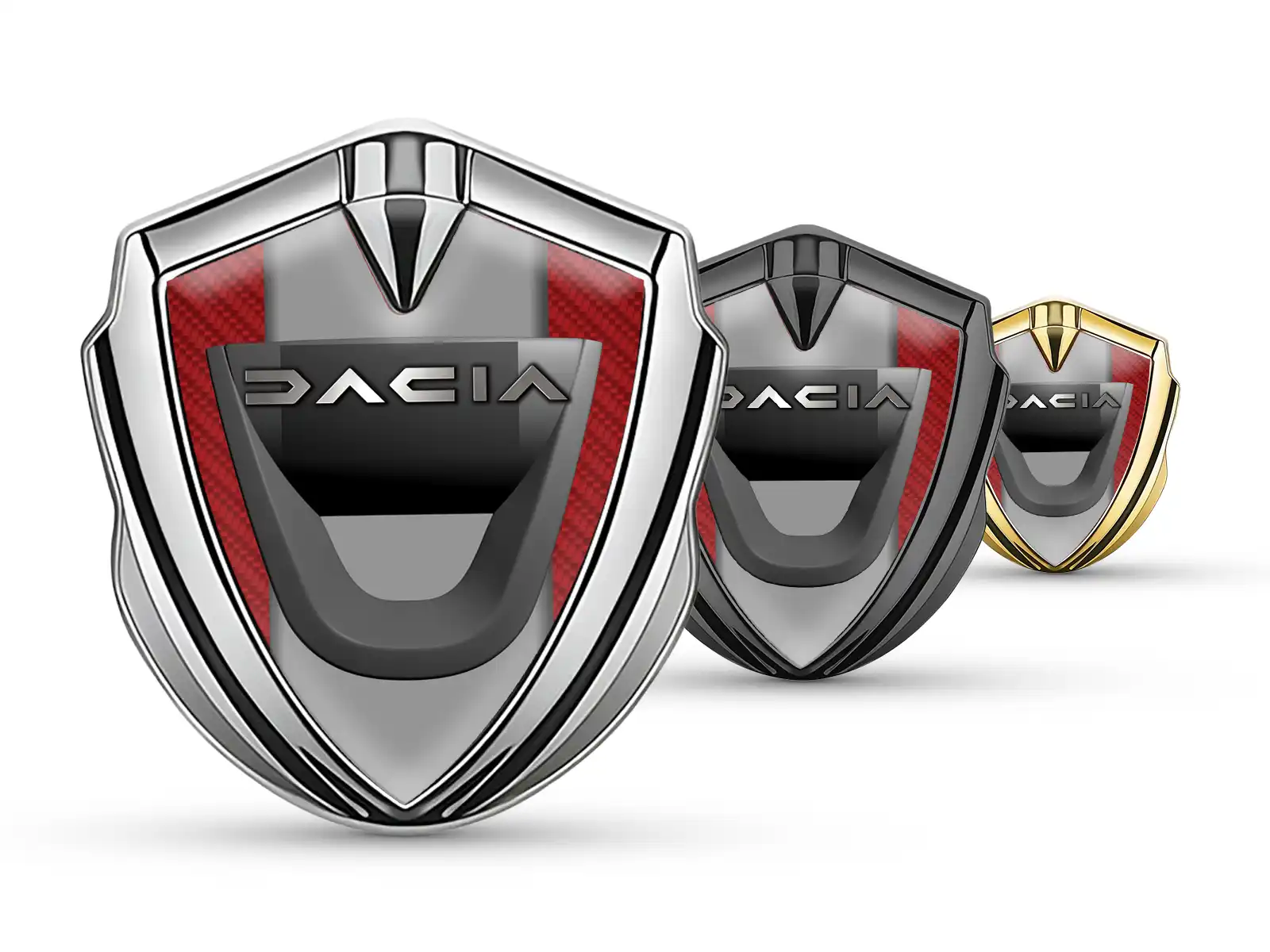 Dacia Silicone Emblema Badge Durevole Tocco Premium